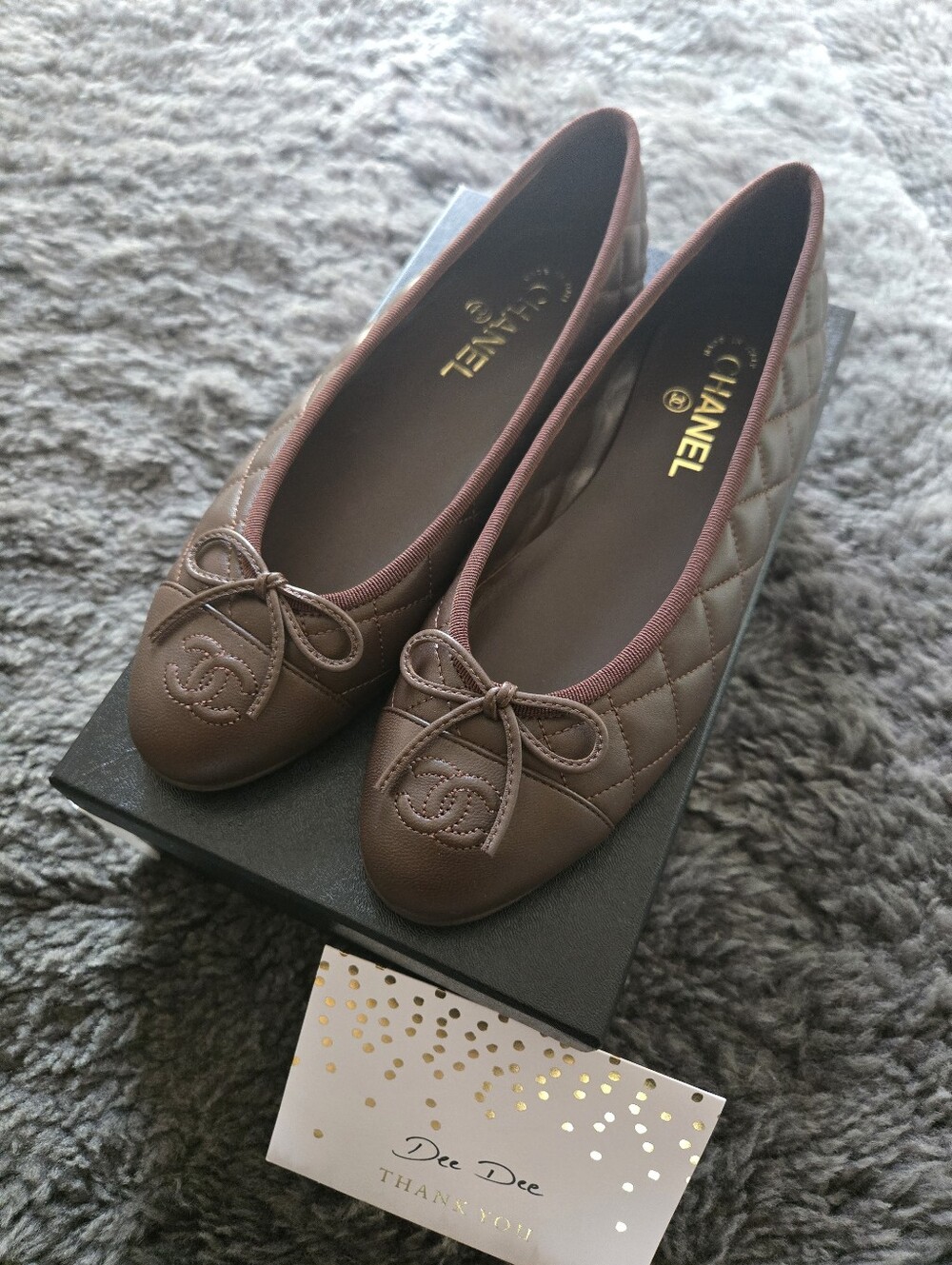 CHANEL Classic Quilted Ballerinas.